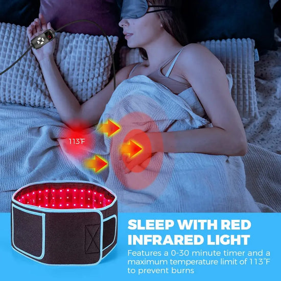 Red ＆Infrared Light Therapy Belt 850nm 660nm LED Beauty Devices fo Wrap Burn Fat Face
