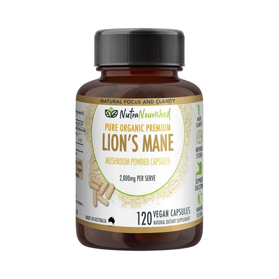 Lion’s Mane Mushroom – 2000mg, 120 Vegan Capsules