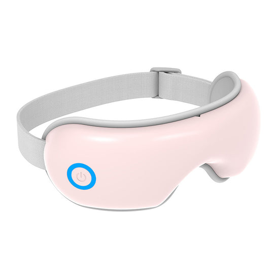 Pink Eye Massager – Air Compression, Heat & Bluetooth