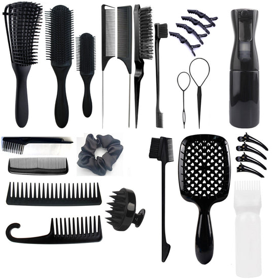 Black Ultimate 27-Piece Hair Styling & Care Kit