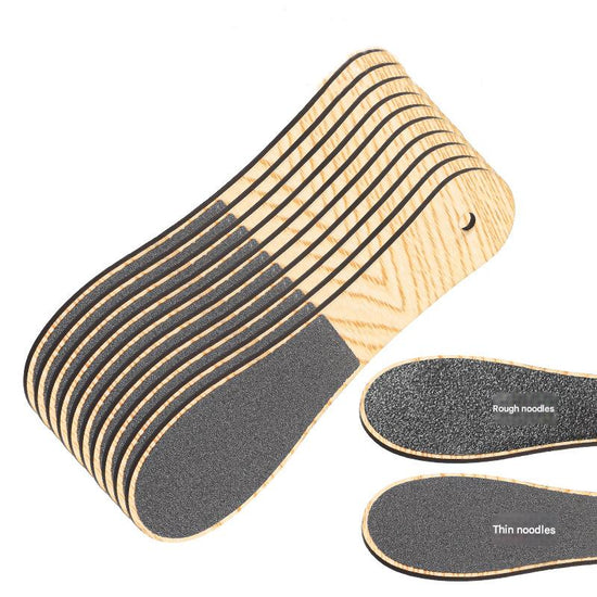 Khaki Professional Pedicure Foot File 10-Pack