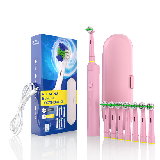 Rotating Electric Toothbrush with 3D Cleaning ActioN